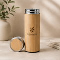 Personalized Insulated Bamboo Bottle