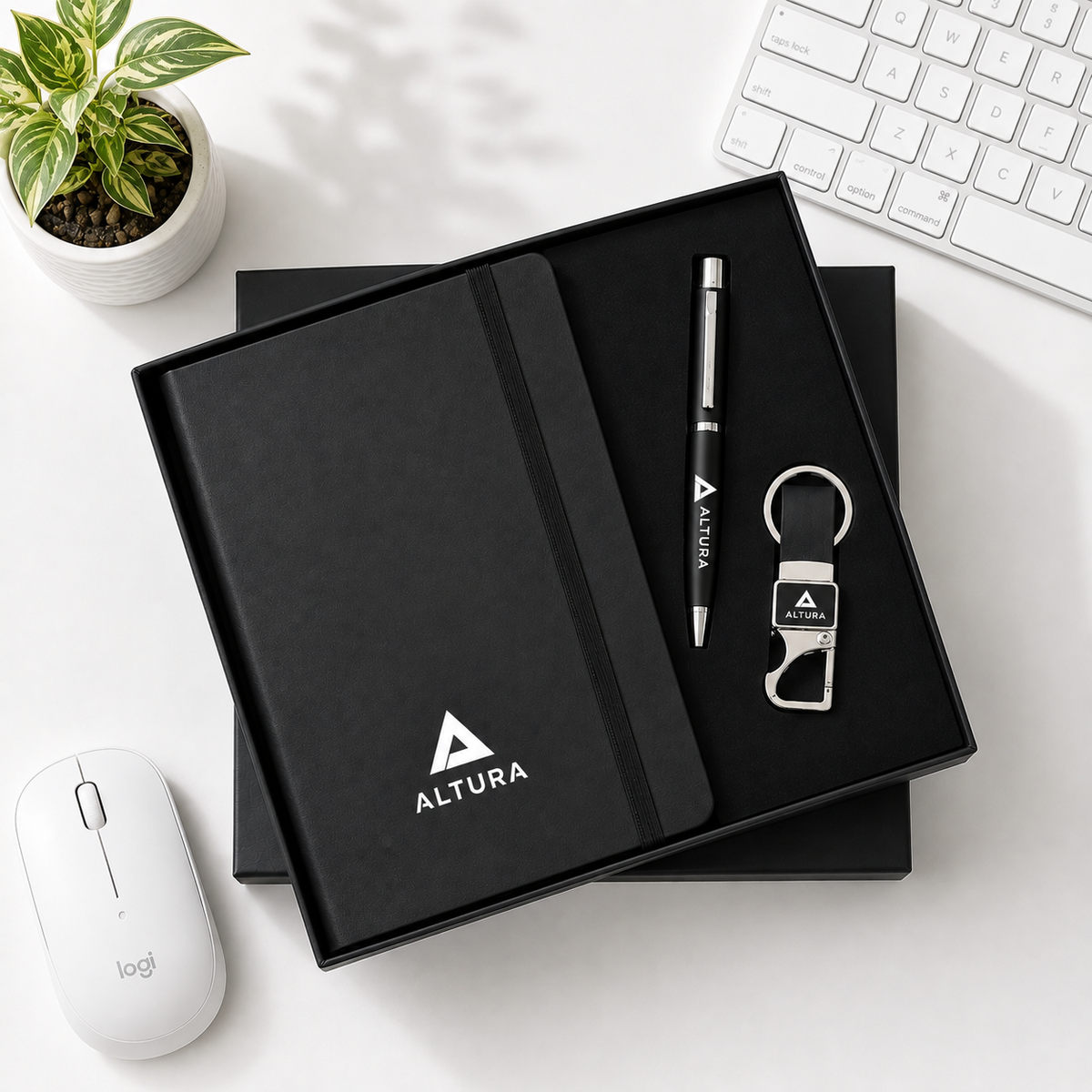 Personalized Diary, Pen and Keychain Set