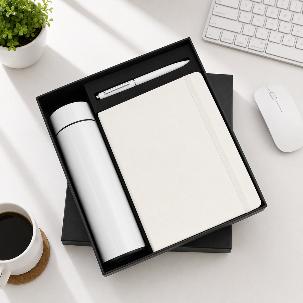 Personalized Diary, Pen and Bottle Set