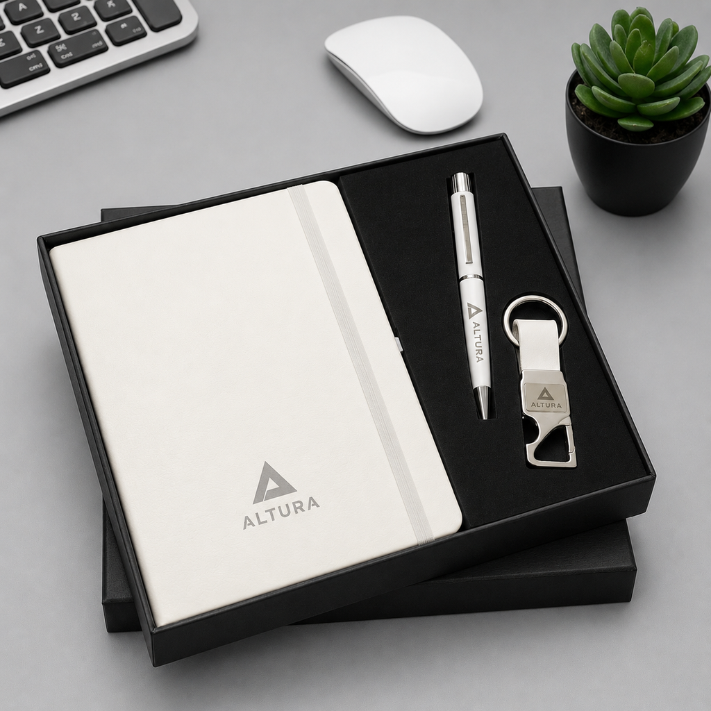 Personalized Diary, Pen and Keychain Set