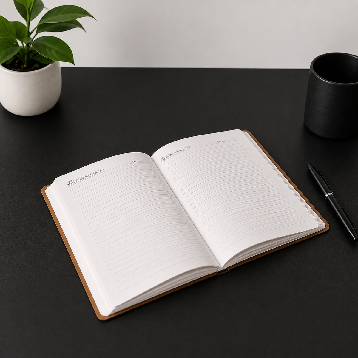 Personalized Wooden Diary, Pen and Bamboo Bottle Combo Gift Set