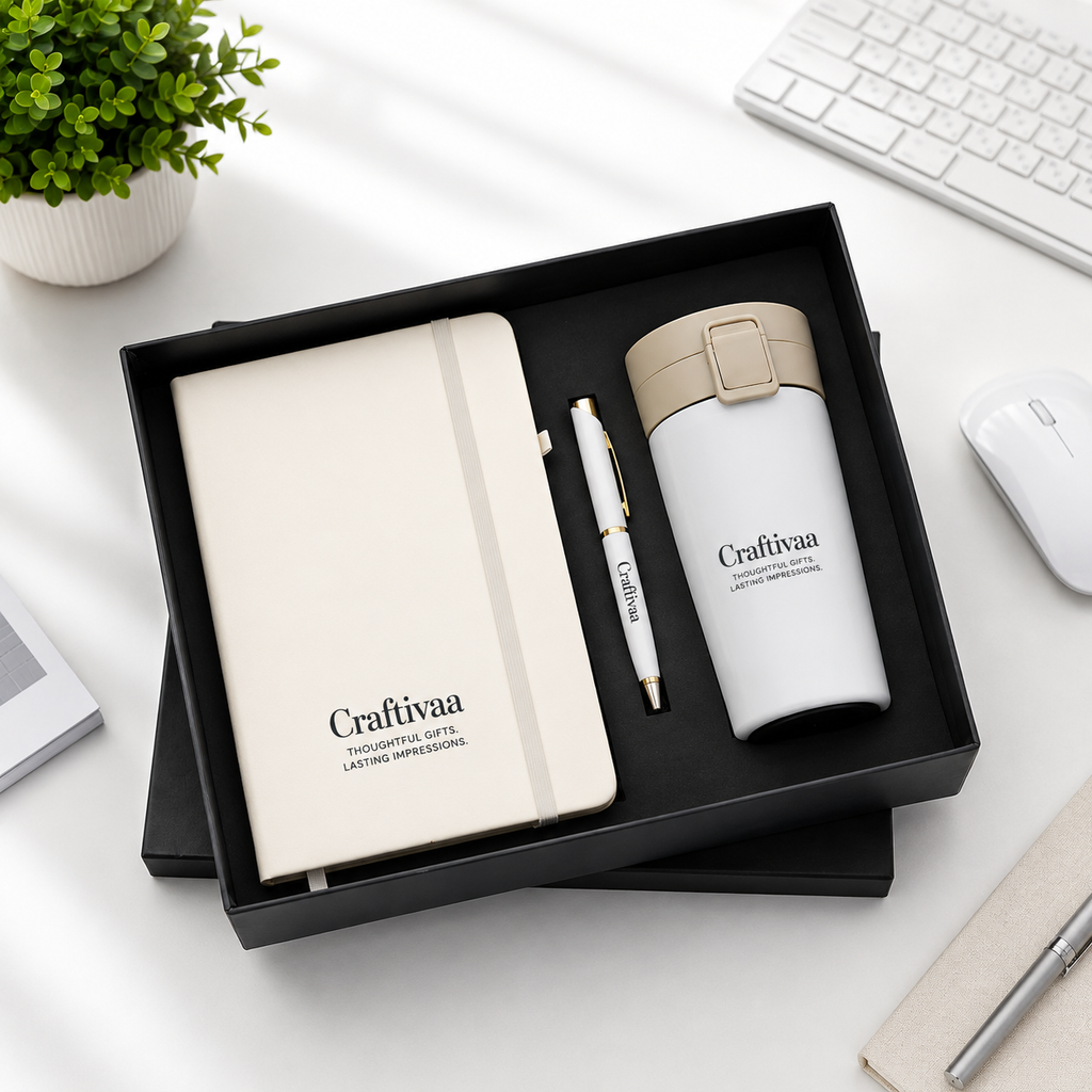 Personalized Diary, Pen and Tumbler